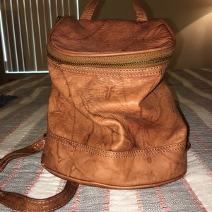 Frye bucket backpack - EUC